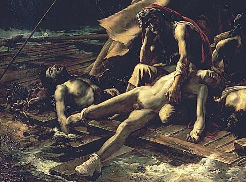 Theodore Gericault Detail from The Raft of the Medusa France oil painting art